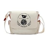 Xinchangda Haikyuu!! Bolso bandolera de un solo hombro, tela Oxford con diseño de Haikyuu de gran capacidad, bolsa cruzada de anime, Tipo 19, 26*13*33cm, Mochila escolar