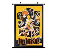 Xinchangda Haikyuu!! Póster de Kuroo Tetsurou/Tobio Kageyama/Shoyo Hinata Anime Scroll Póster Mural Pintura Anime Colgador Póster Habitación Póster Decorativo Regalo