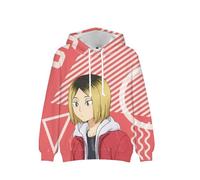 Xinchangda Haikyuu - Sudadera con capucha de anime Hinata Shoyo/Tobio Kageyama Haikyuu!! Sudadera de manga larga con capucha para regalos, Kozume Kenma, M