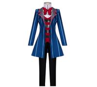 Xinchangda Hazbin Hotel - Disfraz de anime Vox para cosplay, disfraz de Vox TV, traje azul diablo, cosplay, Halloween, Navidad, uniforme completo