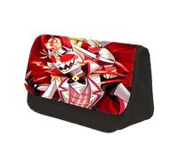 Xinchangda Hazbin Hotel Estuche para Lápices Charlie Morningstar Caja de Lápices de Anime Vaggie/Angel Dust/Alastor Estuche de Gran Capacidad para Bolígrafos Estuche de Papelería para Estudiantes