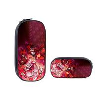 Xinchangda Hazbin Hotel - Estuche para lápices de anime Alastor Vaggie/Angel Dust/Charlie Morningstar - Bolsa para bolígrafos de gran capacidad para estudiantes, bolsa de papelería de anime, tipo 3,