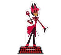 Xinchangda Hazbin Hotel - Figura de anime de acrílico con soporte de Alastor/Angel Dust/Charlie Morningstar/Vaggie modelo estatua de escritorio figuras de pie
