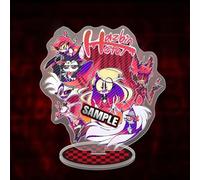 Xinchangda Hazbin Hotel - Figura de anime de acrílico con soporte de Alastor/Angel Dust/Charlie Morningstar/Vaggie modelo estatua de escritorio figuras de pie