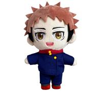 Xinchangda Itadori Yuji - Almohada de figura de anime Ryomen Sukuna/Fushiguro Megumi, almohada suave de peluche periférico coleccionable de 20 cm