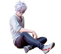 Xinchangda JJK Anime Gojo Satoru Figura Anime Camisa Blanca Gojo Satoru Figura Estatua 10CM PVC Colección Modelo Decoración Regalo