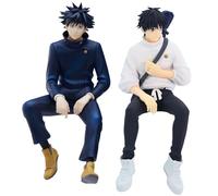 Xinchangda JJK Fushiguro Megumi Figura Anime Fushiguro Megumi/Okkotsu Yuta Figura Estatua 15 cm PVC Modelo Figura de Acción Escultura Coleccionable Decoración Regalo