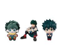 Xinchangda Juego de 3 figuras de peluche MHA Midoriya Izuku, figura de peluche de Midoriya Izuku, figura de anime MHA y llavero de felpa, coleccionables, decoraciones regalos para fanáticos