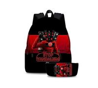 Xinchangda Juego Mochila de inodoro 2pcs Set Mochila para niños Speakerman Estudiantes Mochila escolar Titan TV Man Papelería Almacenamiento Bolsa Escolar, Type18, 40 * 30 * 17cm