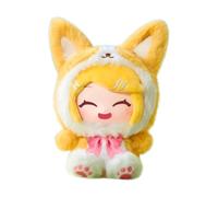 Xinchangda Kagamine Rin - Figura de peluche de anime Kagamine Rin, almohada de felpa de polipropileno con colgante de algodón, llavero suave de personaje, mochila de anime, mini almohada de peluche de