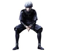 Xinchangda Kaneki Ken - Figura de acción de anime Kaneki Ken sentado de 11 cm, estatua de PVC, figura de anime de dibujos animados, adornos de escritorio, decoraciones coleccionables