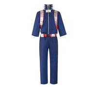 Xinchangda MHA - Disfraz de Midoriya Izuku, disfraz de cosplay de dibujos animados de Todoroki Shouto para cosplay, conjunto completo de traje de batalla MHA Merch para disfraz de Halloween