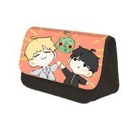 Xinchangda Mob Psycho - Estuche para 100 lápices Kageyama Shigeo Anime Reigen Arataka, gran capacidad, bolsa de papelería de anime para estudiantes