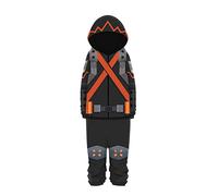 Xinchangda My Hero Academia Pijama de cosplay con cremallera de anime Todoroki Shouto Midoriya Izuku Traje de cosplay Pijamas para fiesta de Halloween, M