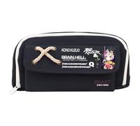 Xinchangda Nakahara Chuuya - Estuche para lápices de anime Dazai Osamu, gran capacidad, bolsa de papelería, suministros escolares, negro 8, 21*11CM, Estuche para lápices