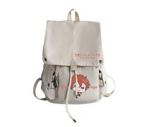 Xinchangda Nakahara Chuuya - Mochila escolar de anime Dazai Osamu, mochila escolar Nakajima Atsushi de dibujos animados para estudiantes, Blanco 03, 28*15*38cm