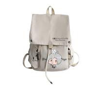 Xinchangda Nakahara Chuuya - Mochila escolar de anime Dazai Osamu, mochila escolar Nakajima Atsushi de dibujos animados para estudiantes, Blanco 04, 28*15*38cm