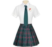 Xinchangda Panty - Disfraz de cosplay con medias y falda de uniforme universitario JK, conjunto completo, vestido de mujer, disfraz de anime para Halloween, Navidad, carnaval, fiesta, juego de rol