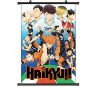 Xinchangda Pósters de Pergaminos de Haikyuu Banners Anime Hinata Shoyo Tobio Kageyama Tsukishima Kei Póster Colgante Imagen de Pared Decoración del Hogar 60x40CM