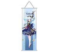 Xinchangda Raiden Ei - Póster de pergamino de anime de Zhongli Hutao Kamisato Ayaka con personajes de anime para decoración de pared, hogar, dormitorio