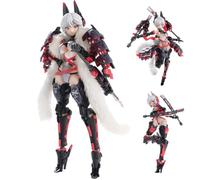Xinchangda RS-01-Rasetsu·Sekiko Figura movible Multi Articulación Modelo, 18CM Anime Illustration Original Painting Figuras Super Action Statue Collectible