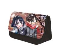 Xinchangda The Dangers in My Heart - Estuche para lápices de anime Yamada Anna/Kyotaro Ichikawa, gran capacidad, bolsa para bolígrafos para estudiantes, bolsa de papelería, Tipo 17, 22x7.5x13CM