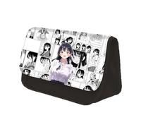 Xinchangda The Dangers in My Heart - Estuche para lápices de anime Yamada Anna/Kyotaro Ichikawa, gran capacidad, bolsa para bolígrafos para estudiantes, bolsa de papelería, tipo13, 22x7.5x13CM