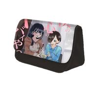 Xinchangda The Dangers in My Heart - Estuche para lápices de anime Yamada Anna/Kyotaro Ichikawa, gran capacidad, bolsa para bolígrafos para estudiantes, bolsa de papelería, tipo 10, 22x7.5x13CM