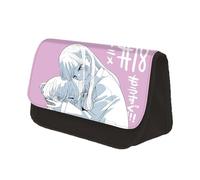 Xinchangda The Dangers in My Heart - Estuche para lápices de anime Yamada Anna/Kyotaro Ichikawa, gran capacidad, bolsa para bolígrafos para estudiantes, bolsa de papelería, tipo7, 22x7.5x13CM