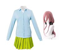 Xinchangda The Quintessential - Disfraz de quintuplets para mujer, disfraz de anime Nakano Miku para Halloween, Navidad, fiesta