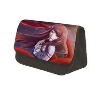 Xinchangda Tokyo Ghoul - Estuche para lápices Kirishima Tōka Kaneki Ken con impresión 3D, bolsa de papelería de gran capacidad para niños y niñas, regalos de cumpleaños, Tipo 10, 22*13*7.5cm, Estuche