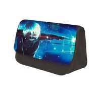 Xinchangda Tokyo Ghoul - Estuche para lápices Kirishima Tōka Kaneki Ken con impresión 3D, bolsa de papelería de gran capacidad para niños y niñas, regalos de cumpleaños, tipo 5, 22*13*7.5cm, Estuche