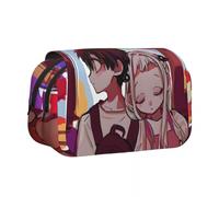 Xinchangda Yugi Amane - Estuche para lápices de anime Yahiro Nene/Minamoto Kou, gran capacidad, bolsa de papelería, suministros escolares, Tipo 12, 21*7.5*10CM, Estuche para lápices