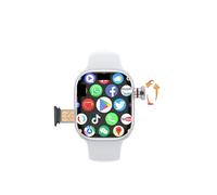 XINDADA CD99 Cellular Card Version Smart Watch 4GB RAM AMOLED WiFi GPS 64GB ROM Position App Download Bluetooth Men Women Wireless 2024 (4GB 64GB,White)