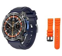 XINDADA DT G1 Reloj inteligente militar GPS Track Brújula altímetro Bluetooth llamada batería 860mAh DTG1 Hombres deportes al aire libre SmartWatch (azul)