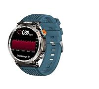 XINDADA Reloj inteligente 2025 HT30 Bluetooth Call Men HD deportes al aire libre Fitness Brújula Monitoreo de la salud del ritmo cardíaco 600mAh batería grande (azul)