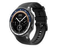 XINDADA Reloj inteligente DT Watch X 2024, reproductor de reloj inteligente 3D, modo AOD, impermeable, reloj de pulsera de 4 GB, pantalla amolada, video, música, carga inalámbrica (negro)