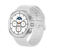 XINDADA Reloj inteligente HD8C 2025 para Galaxy Watch 7, reloj inteligente para hombre, GPS, NFC, 3 ATM, impermeable, con pantalla HD AMOELD, modo deportivo, reloj inteligente (plateado)