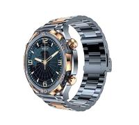 XINDADA Wi8Pro Smartwatch Bluetooth Call 1.62 pulgadas IP68 asistente de voz NFC GPS Whatsapp Health Sports Monitor Relojes inteligentes para hombres (oro azul)