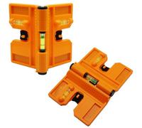 XineYuor 2PCS Nivel de Burbuja Magnético,Nivel De Postes Espiritual Burbuja Angular Ajustable para Instalar Tuberías,Ayuda de Montaje para Colgar Cuadros