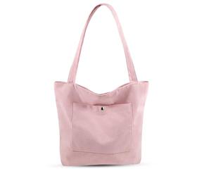 XINFULLWOL - Bolsa de mano para mujer, bolsa de compras, bolsa de hombro, para universidad, escuela, trabajo, viajes, gran capacidad, plegable, Rosado, Talla única