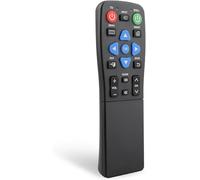 XINFUTE Ajuste universal para personas mayores, funciones de aprendizaje, mando a distancia con botón grande para TV, DVD