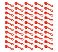 XINGBEI 50 Uds. Cubiertas para pezones de Purga de Freno, Tapas de Goma para Purga de Bicicleta, Pinza hidráulica, Polvo, Tapas de Tornillo Suaves de Purga fáciles de Instalar