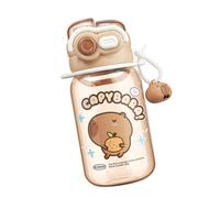 XINGBEI Lovely Capybaras Designs Vaso para beber Botella doble Ideal para niños y adultos Agregue diversión a su rutina de hidratación Botella de agua de oficina