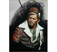 XINGCHANG Modelo Kit Resina Sin Pintar Montaje Sin Pintar Escala 1/10 Bombardero Piloto Busto Figura De Soldado Modelo Histórico De Resina