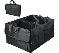XINGCI Organizador Maletero Coche para Renault Austral 2022-2024, Caja Plegable Tejido Oxford Bolsa de Almacenamiento Antideslizante Negro