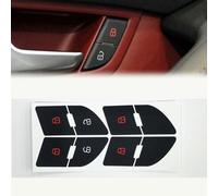 XINGDE Etiqueta Engomada del Coche Botón para Audi A8 /A8L 2003-2010, Etiqueta engomada de botón Aire Acondicionado de Coche Pegatina de botón para salpicadero de Coche,2008-2010