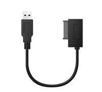 Xingdianfu USB 3.0 a 7 + 6 13 pin slender SATA CABLE Adapter para la unidad de CD DVD ROM de la computadora portátil
