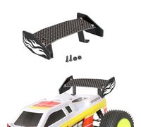 XinGeeek Aleta trasera RC 1/18 de fibra de carbono compatible con LOSI 1/18 mini-T 2.0 RC Truck Upgrades (negro)