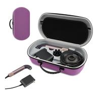 XINGFUDAO Funda de transporte compatible con secador de pelo Dyson Supersonic R, bolsa de viaje rígida compatible con accesorios Dyson Supersonic R, color morado